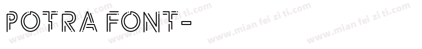 Potra Font字体转换